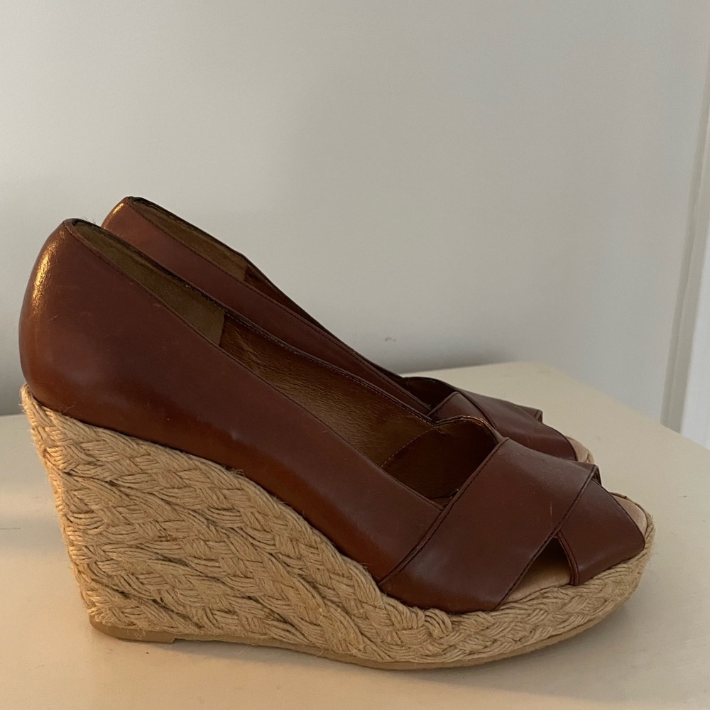 Michael Kors, open toe wedge heel,
size 7